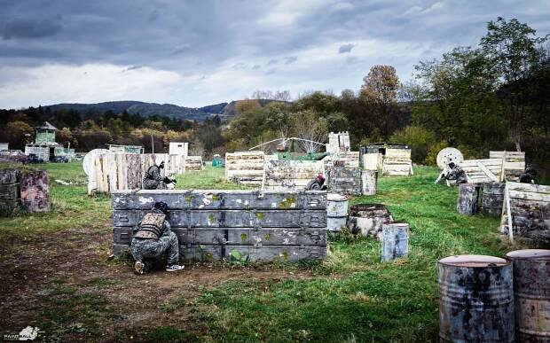 Paintball Masečín - vyberte si z 5-ti hřišť během jedné hry