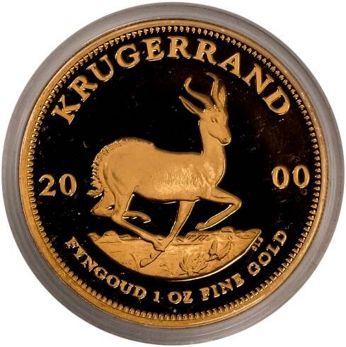 Zlaté mince | Prestige Set Krugerrand Jg. 2000 | vrátane dreveného zberateľského puzdra