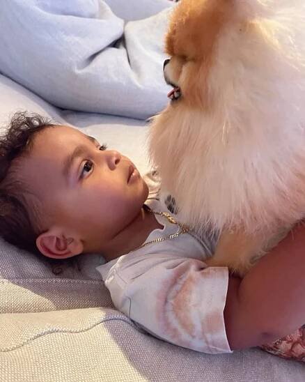 Photos of Kim Kardashian and Kanye West's Son Psalm West