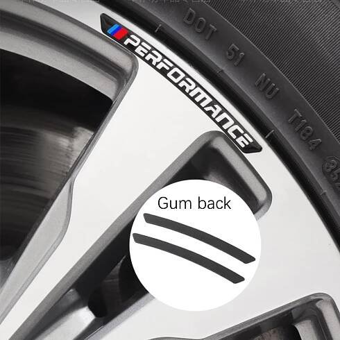 BMW M PERFORMANCE samolepka na disky