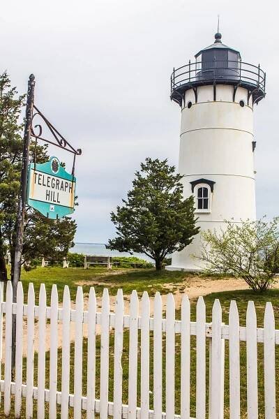 East Chop Lighthouse at Oak Bluffs in Martha's Vineyard