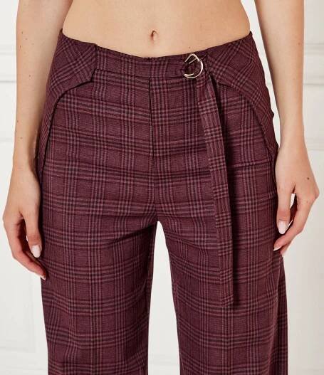 Kalhoty Patrizia Pepe | Fialový Regular Fit 8P0741 A621