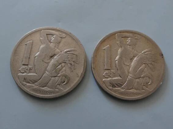 2x 1 Kč 1922
