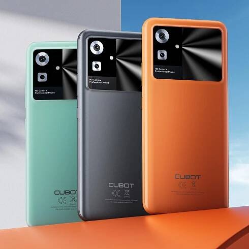 Cubot Note 21 Smartphone, 12 GB RAM(6GB + 6GB Rozšířeno),128 GB ROM, 6,56" 90Hz obrazovka, 5200 mAh, 50MP zadní kamera, osmijádrový procesor
