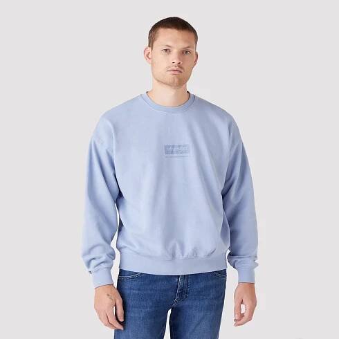 Pánská mikina LOGO CREW KENTUCKY BLUE W648ILX67 Wrangler