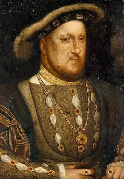 A painting depicts England's King Henry VIII.