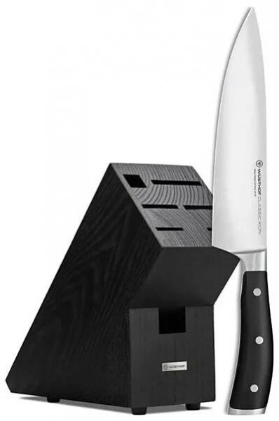 Wüsthof CLASSIC IKON Kuchyňský nůž 20 cm s blokem pro 5 nožů černý