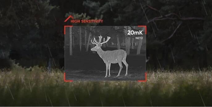 Termovizní LRF zaměřovač Hikmicro PANTHER PQ50L 2.0 7