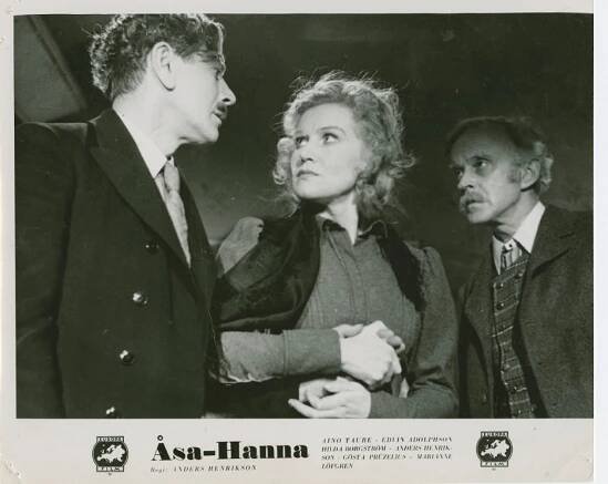 Edvin Adolphson, Aino Taube, Anders Henrikson - Åsa-Hanna - Fotosky