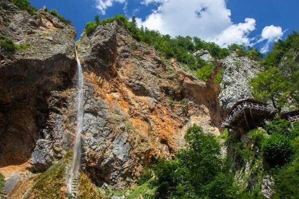 Vodopád Rinka, Logarská dolina, Slovinsko