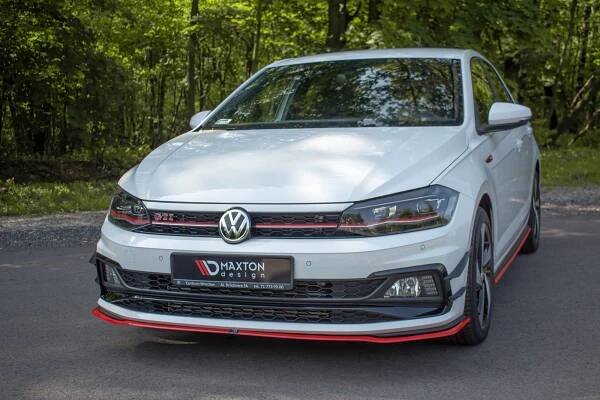 Přední splitter V.2 VW POLO MK6 GTI