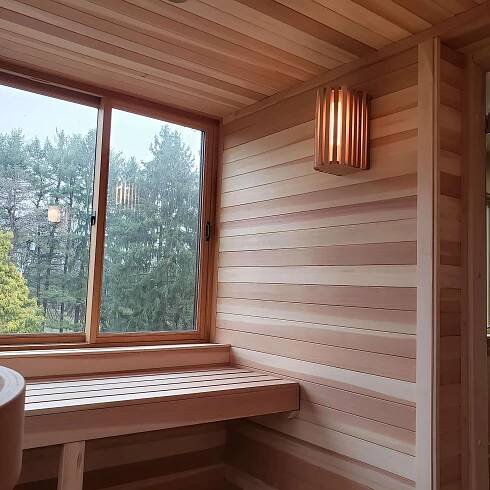 Fox Chapel Showpiece Sauna - Warm Timber