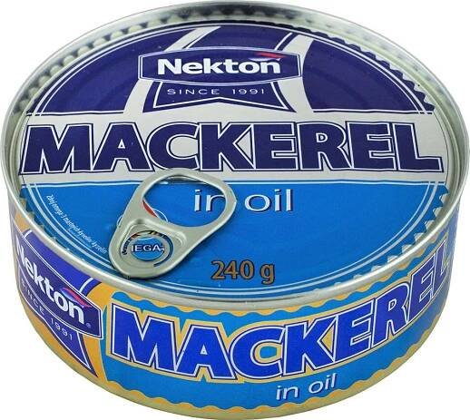 NEKTON-Produkte Makrela v rostlinném oleji 240 g od 49 Kč