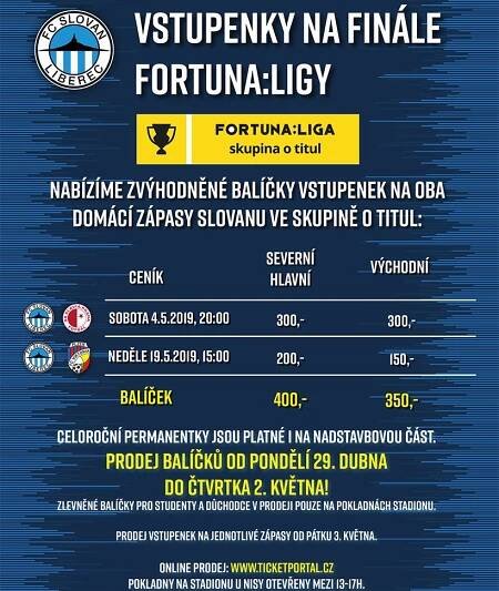 Slovan se chystá na nadstavbu. Klub na Slavii a Plzeň přichystal speciální balíčky