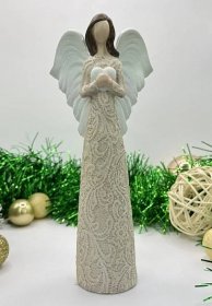 Levně Dekorativní soška anděla Aniela 24 cm