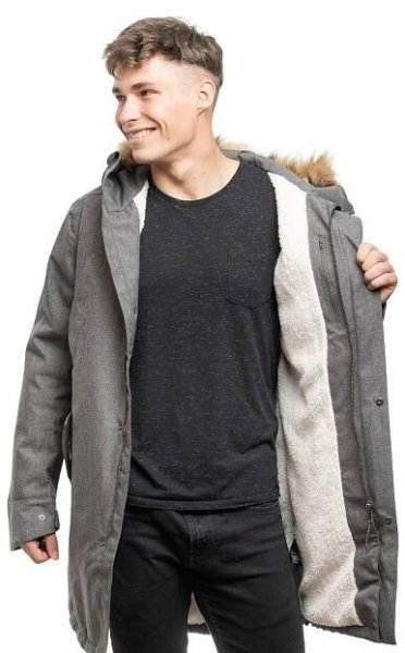 Pánská zimní bunda Meatfly Lars Parka, Grey