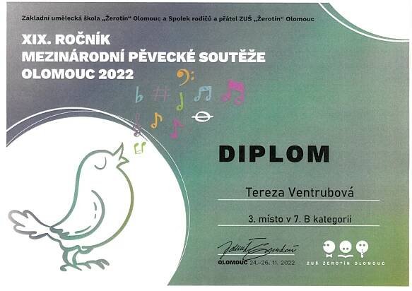 GRATULACE K ÚSPĚCHU NA MEZINÁRODNÍ PĚVECKÉ SOUTĚŽI - Konzervatoř Evangelické akademie