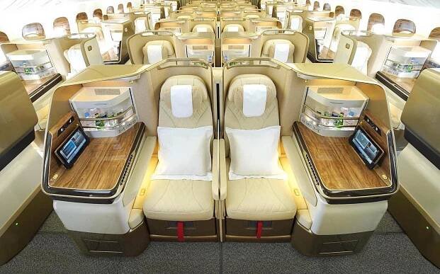 Emirates reveals new Boeing 777 300er business class layout - Near+Far ...