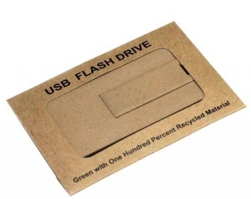 EKOBOX PAPÍROVÁ KRABIČKA NA USB FLASH DISK KARTY7 X 5 cm - Reklamní předměty