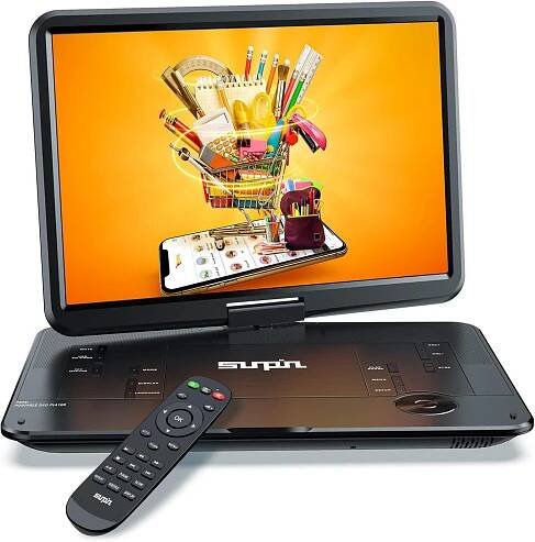 PŘEHRÁVAČ DISKŮ DVD OBRAZOVKA 17.9'' STEREO REPRODUKTOR SUNPIN PD151 TV/USB AKU 6H