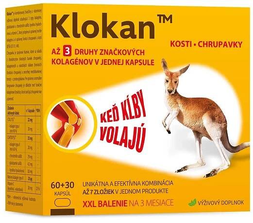 Klokan 1×60+30 cps, výživový doplnok