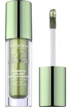Přípravek na oči Deborah Milano tekutý oční stín Color Chrome, 04 Lux Green, 4,9g