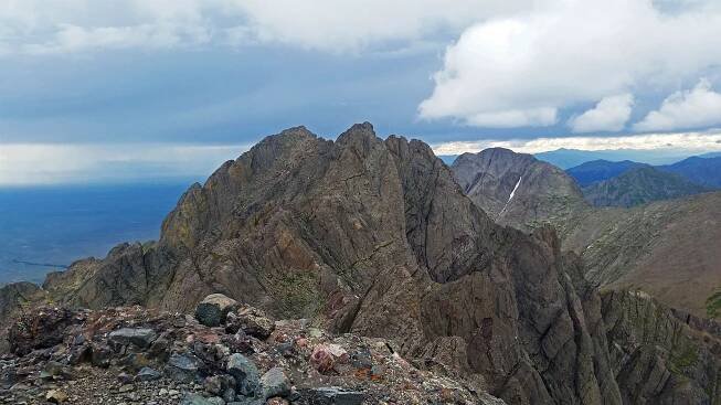 Crestone Peak from Crestone Needle