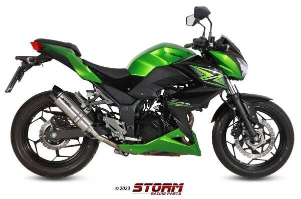 VÝFUKOVÝ TLMIČ STORM GP CARBON END KAWASAKI Z300 - Tuning Motocyklov