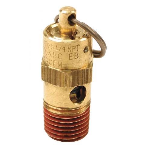 VIAIR pojistný přetlakový ventil, tlak pro otevření: 10 bar (145 PSI)