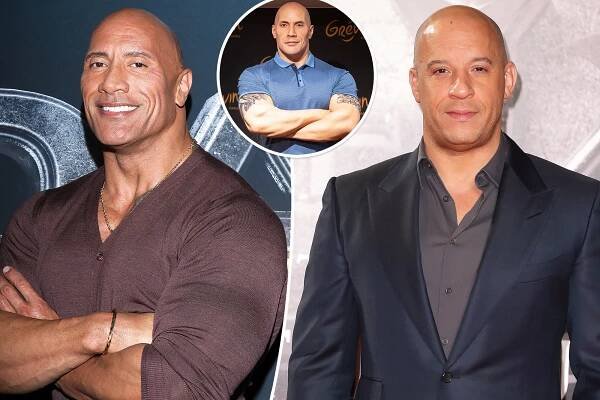 Dwayne 'The Rock' Johnson and Vin Diesel