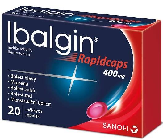 Sanofi Ibalgin Rapidcaps 400mg 20 tablet