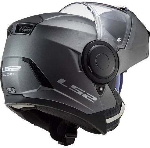 Vyklápěcí přilba na motorku LS2 FF902 Scope Solid titanová matná