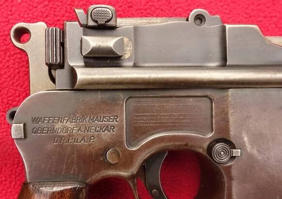 Pistole Mauser C96/712 - kategorie A - Sběratelské zbraně