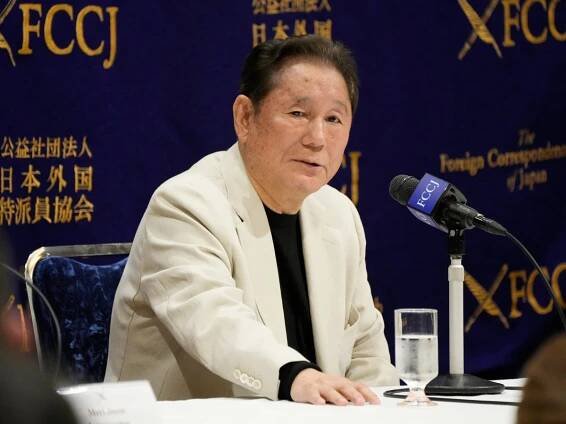 Japanese actor-director Kitano says his new film explores homosexual relations in the samurai world