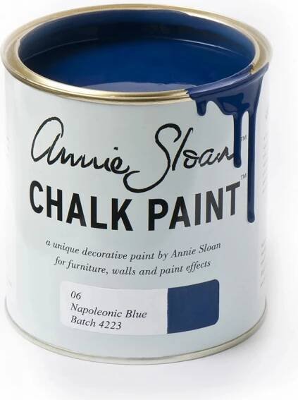 Annie Sloan Křídová Barva – Napoleonic Blue - Tmavě modrá - Velikost: 1l