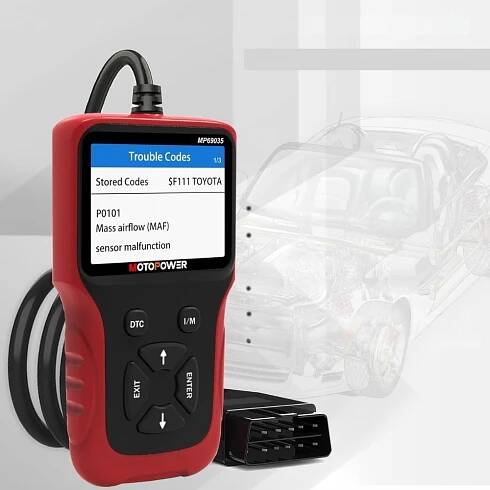 MOTOPOWER MP69035 – univerzální skener OBD2 pro diagnostiku automobilů za 2086.00CZK - Allegro