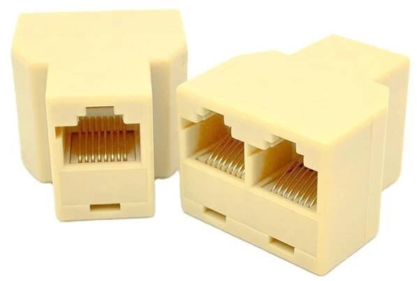 Rozbočovač RJ45 8P8C UTP kabelová 1x female/1x female