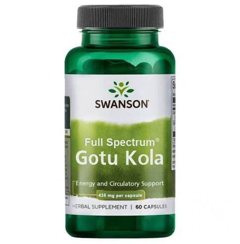 Swanson Gotu Kola, 435 mg, 60 kapslí