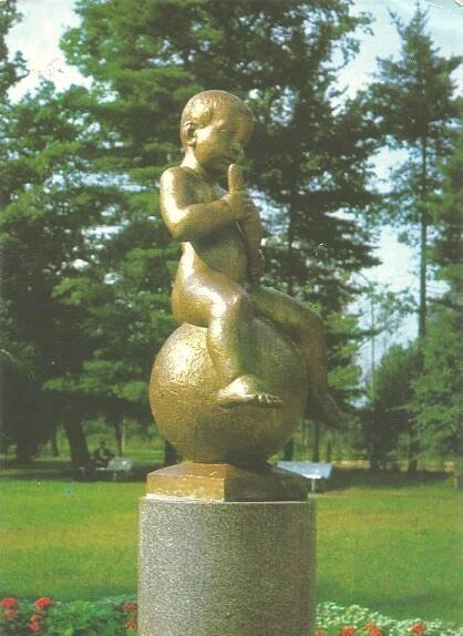 FRANTIŠKOVY LÁZNĚ - socha Františka - Cheb
