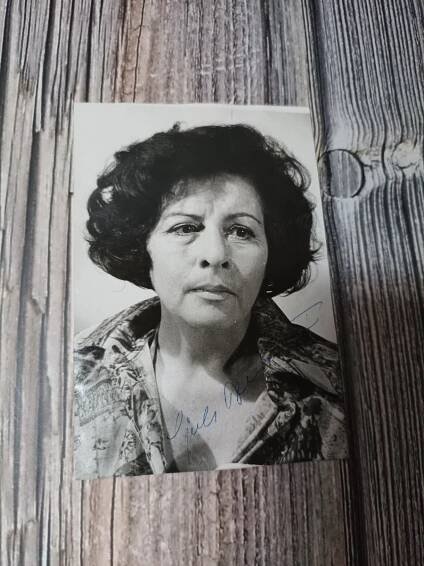 Ljuba BENEŠOVÁ - originální AUTOGRAM
