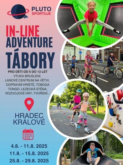 inline adventure primestske tabory hradec kralove letni inline brusleni tabory pobyt pro deti sportovndovednosti pluto sportuje