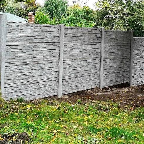 Betonový panel štípaný kámen 2-str. přírodní 2000x500x40mm | Rodinný obchod se stavebním materiálem a železářstvím - Říčany