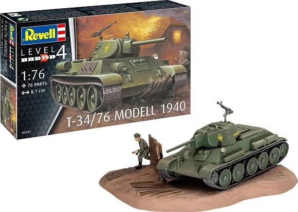 Revell T-34/76 Modell 1940 1:76