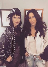 Cher has long had a contentious relationship both with her son and her daughter-in-law (pictured in 2018)