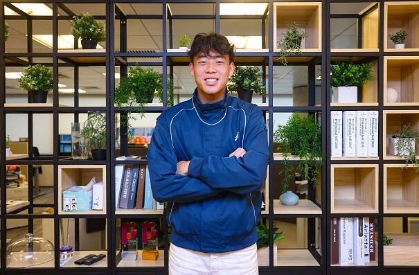 Coleman Wong Chak-lam recently became the first local player to win an ATP 1000 tournament main draw match. Photo: SCMP / Jonathan Wong