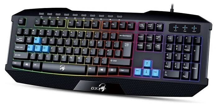 Genius GX GAMING Scorpion K215, herní drátová klávesnice, podsvícená, USB