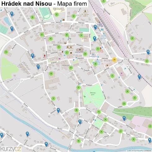 Hrádek nad Nisou - mapy | Kurzy.cz