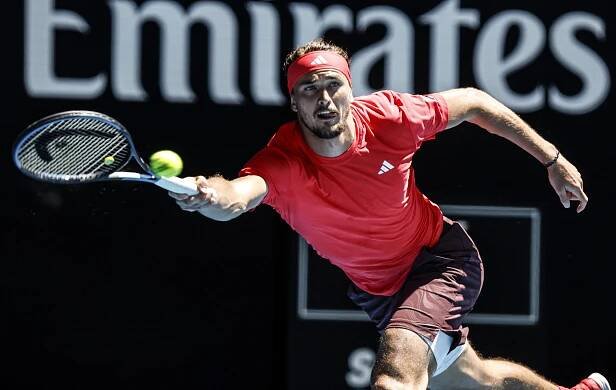 Alexander Zverev bei den Australian Open 2025