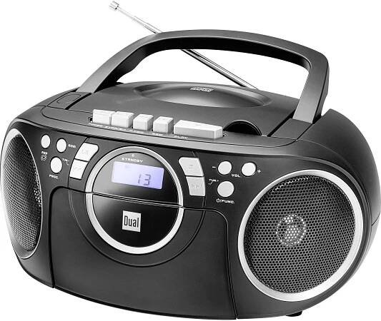 Dual P 70 CD-rádio FM AUX, CD, kazeta černá : Půhy.cz