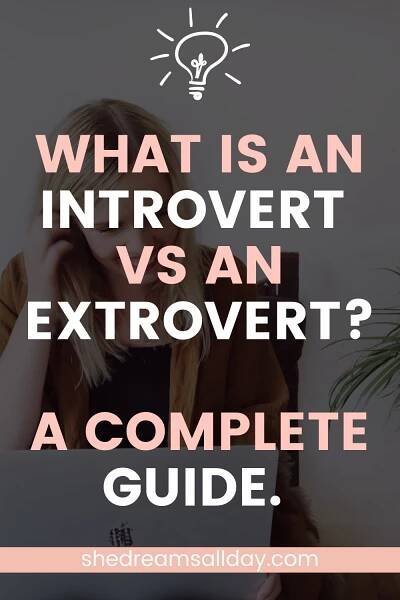 what is an introvert vs an extrovert